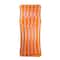 72" Orange & White Transparent Cool Stripe Inflatable Swimming Pool Mattress Float